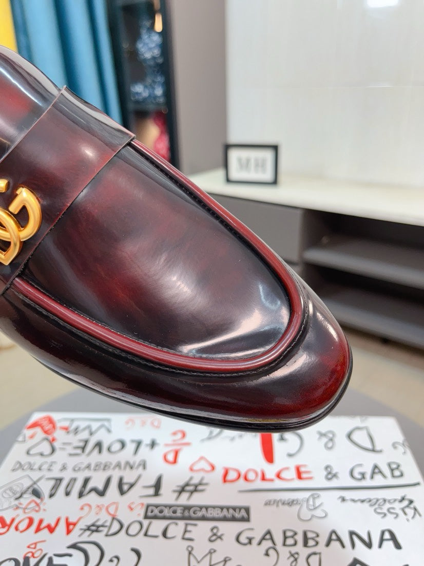 Dolce & Gabbana DG Men's Dress Shoes in Premium Calfskin