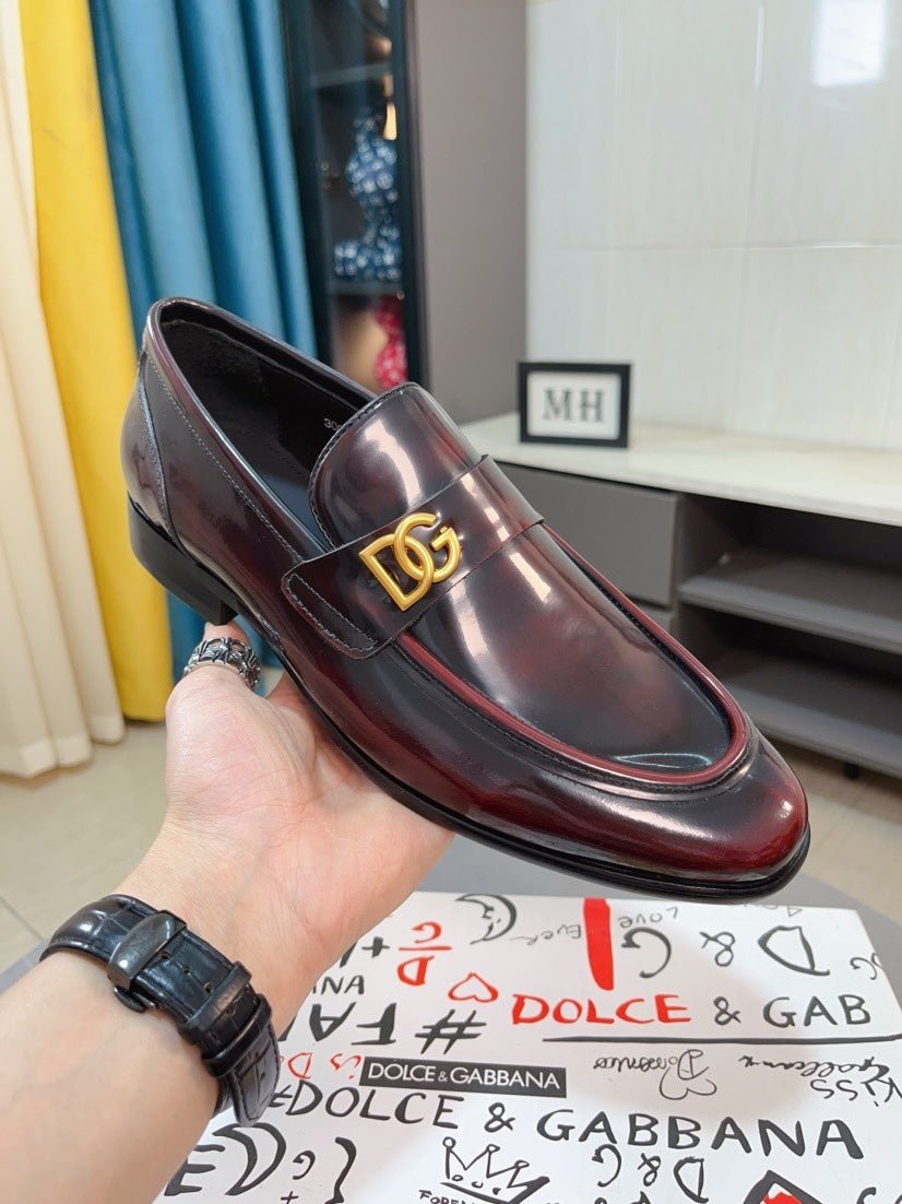 Dolce & Gabbana DG Men's Dress Shoes in Premium Calfskin