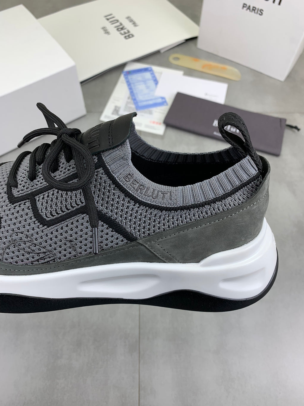 Berluti Men's Edge-Last Leather Casual Shoes