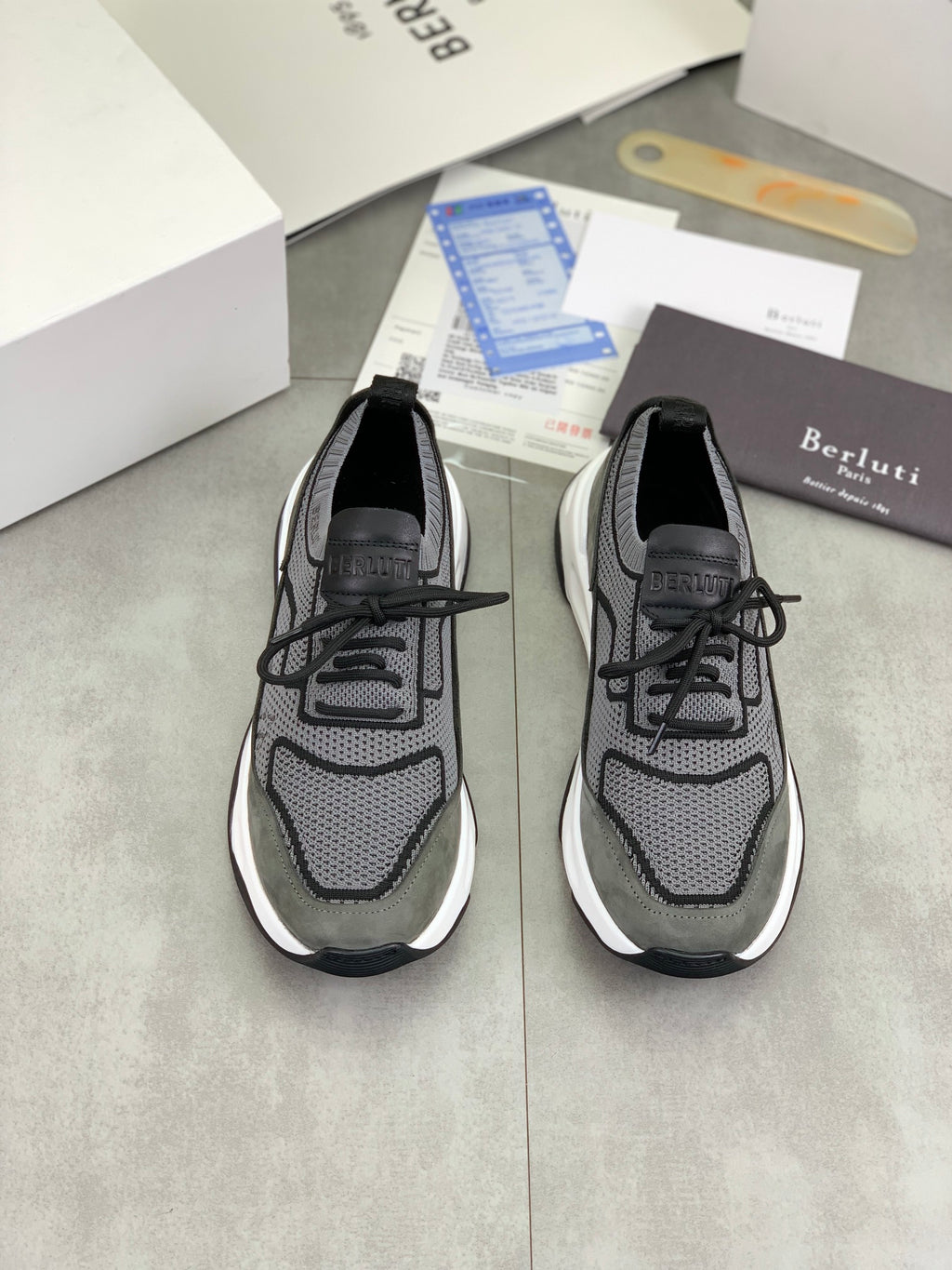 Berluti Men's Edge-Last Leather Casual Shoes
