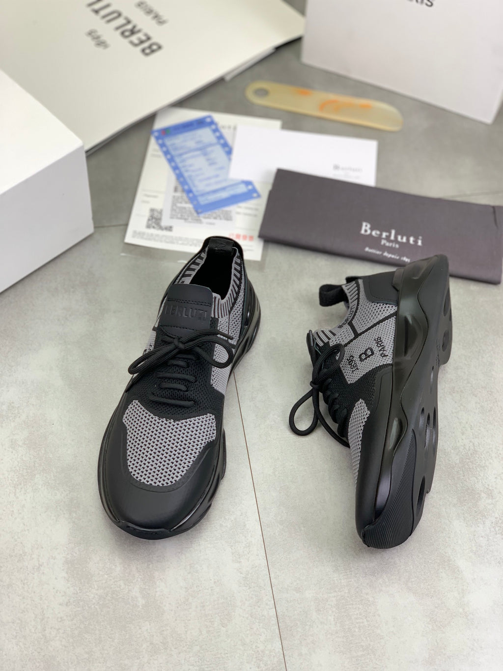 Berluti Men's Edge-Last Leather Casual Shoes
