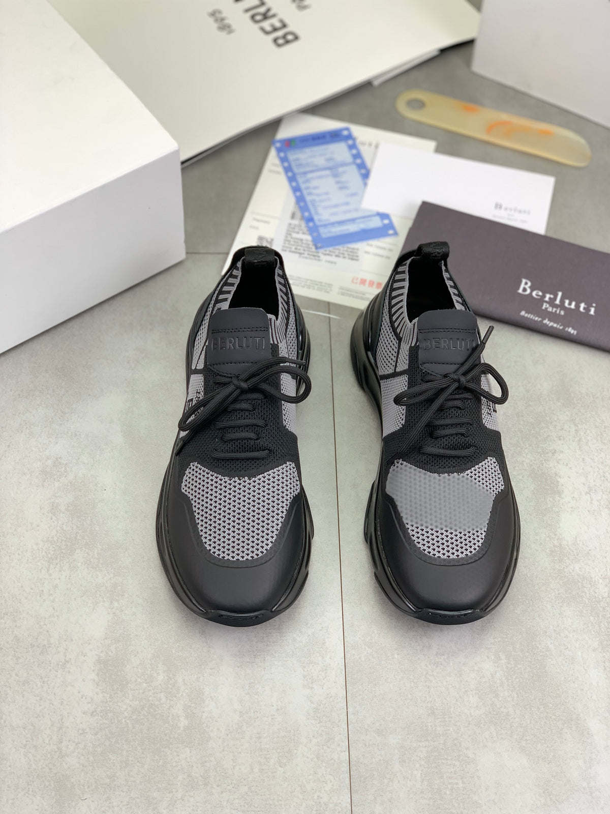 Berluti Men's Edge-Last Leather Casual Shoes