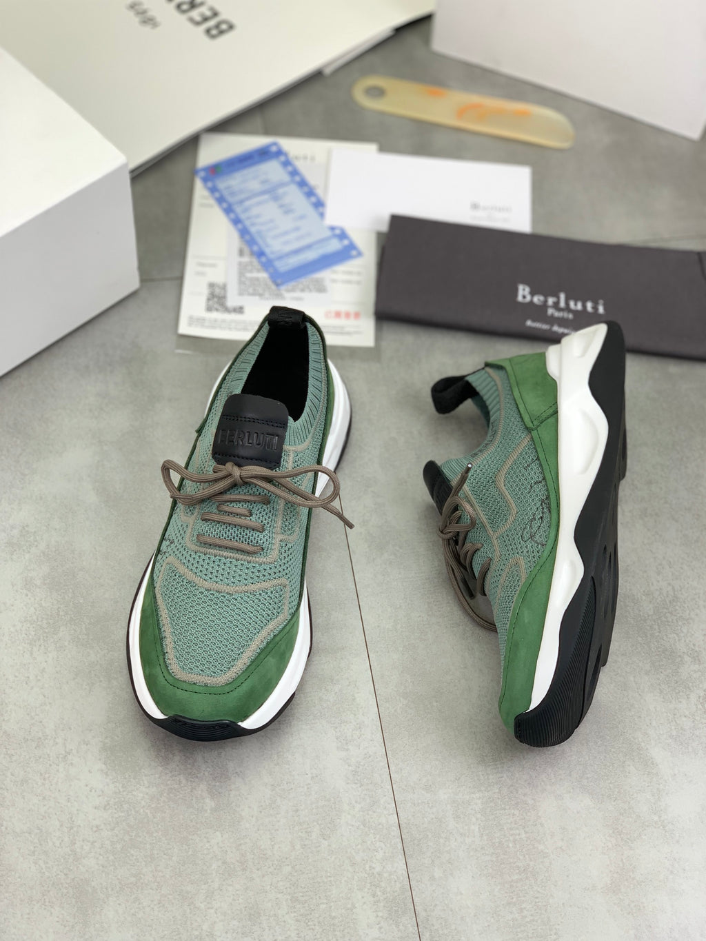 Berluti Men's Edge-Last Leather Casual Shoes