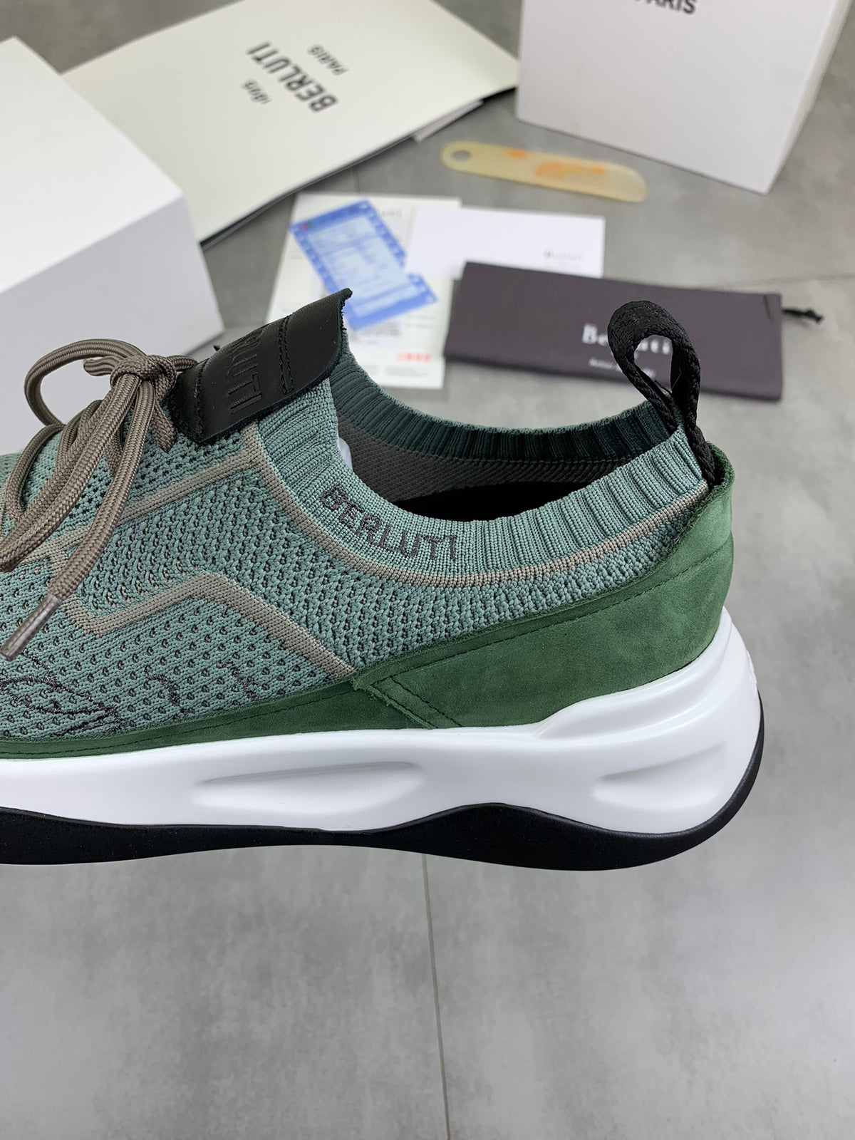 Berluti Men's Edge-Last Leather Casual Shoes