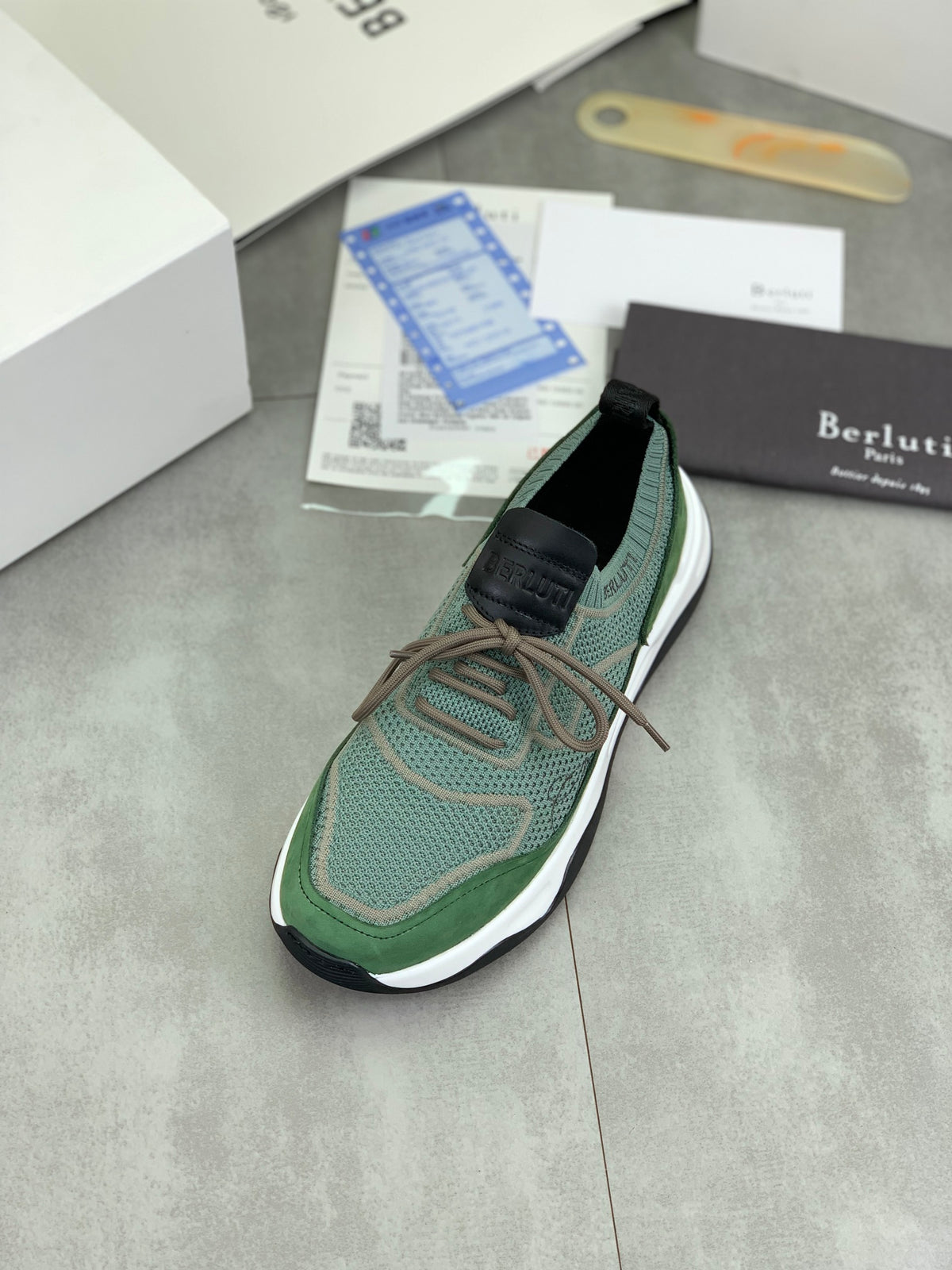 Berluti Men's Edge-Last Leather Casual Shoes