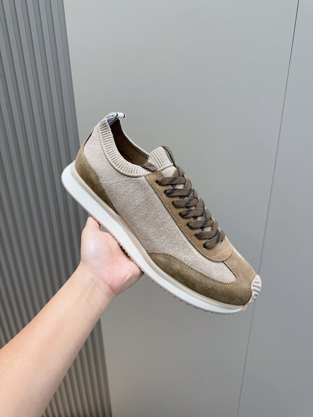 Dolce & Gabbana DG Cushion Mixed-Material Casual Sneakers
