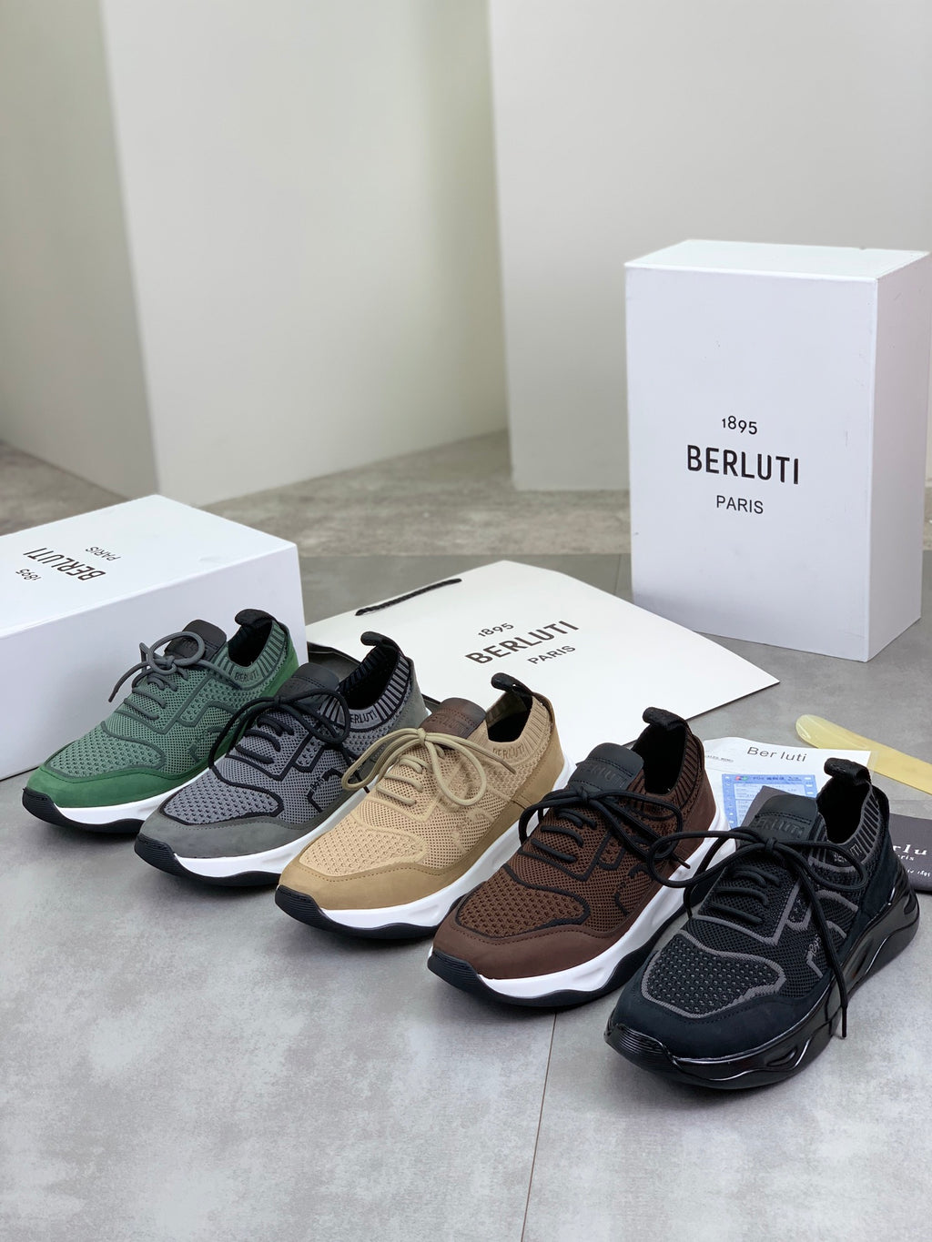 Berluti Men's Edge-Last Leather Casual Shoes