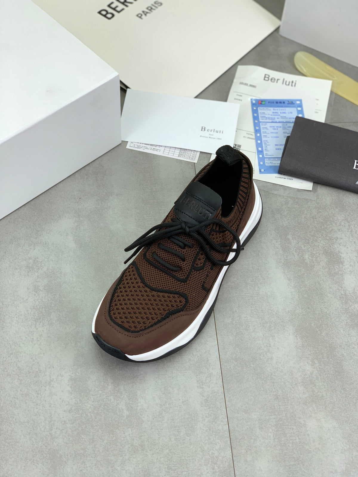 Berluti Men's Edge-Last Leather Casual Shoes