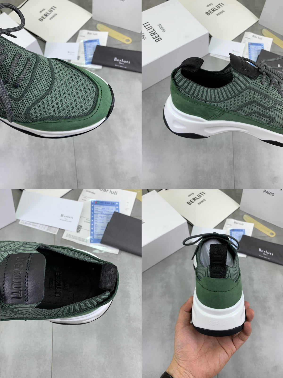 Berluti Men's Edge-Last Leather Casual Shoes
