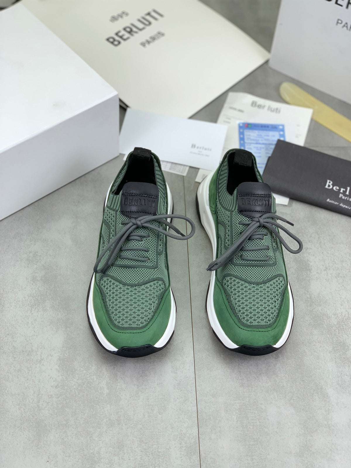 Berluti Men's Edge-Last Leather Casual Shoes