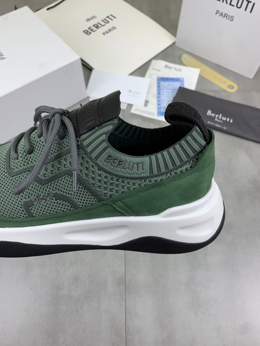Berluti Men's Edge-Last Leather Casual Shoes