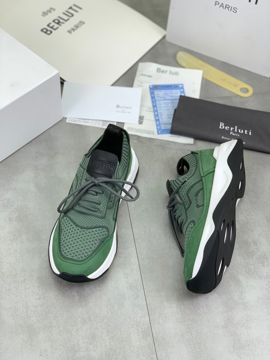 Berluti Men's Edge-Last Leather Casual Shoes