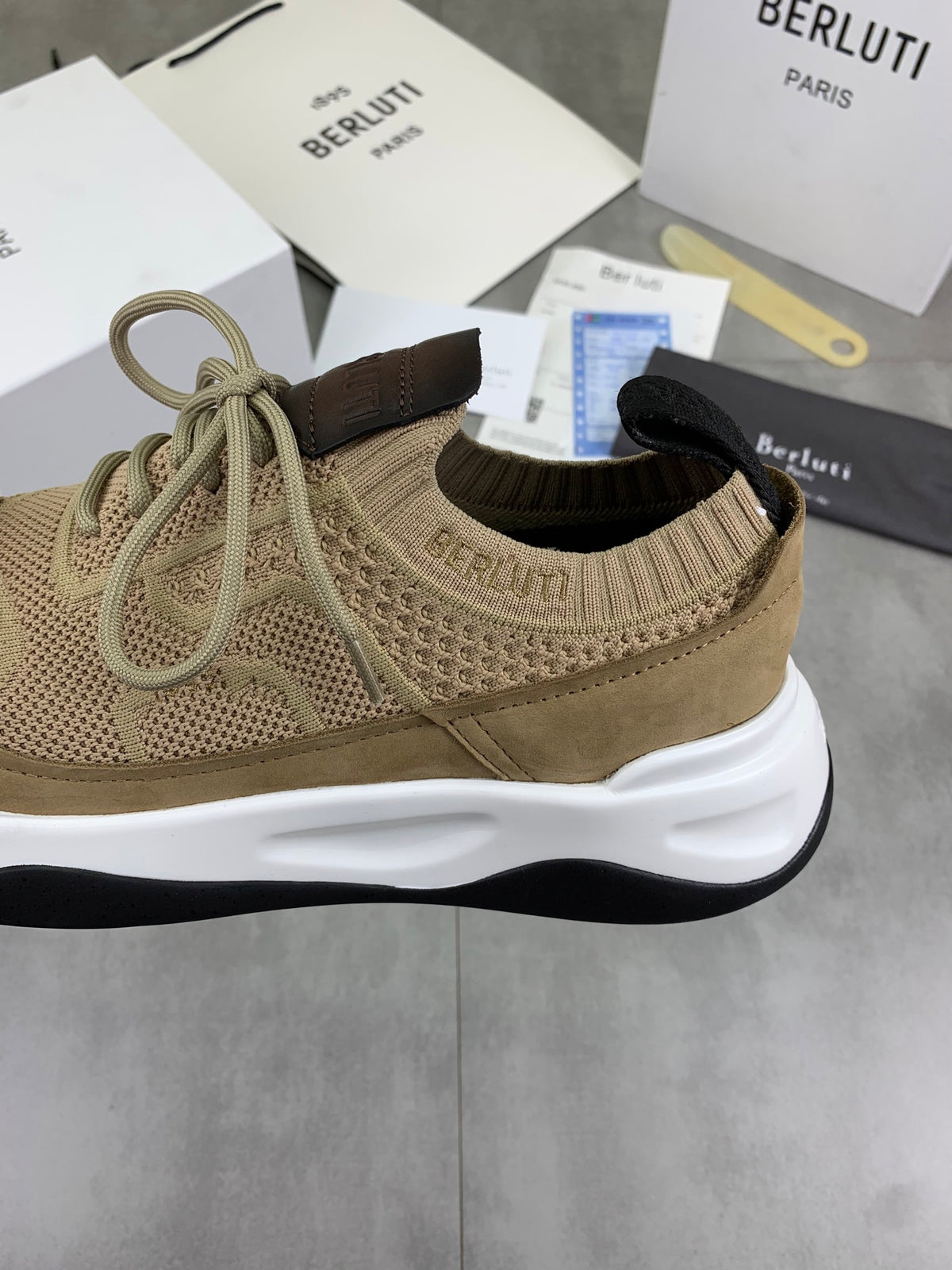 Berluti Men's Edge-Last Leather Casual Shoes