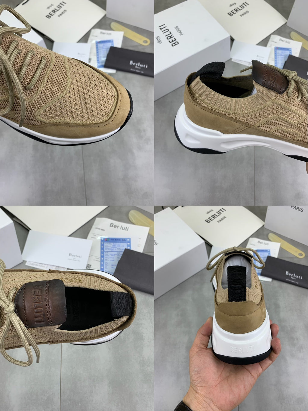 Berluti Men's Edge-Last Leather Casual Shoes