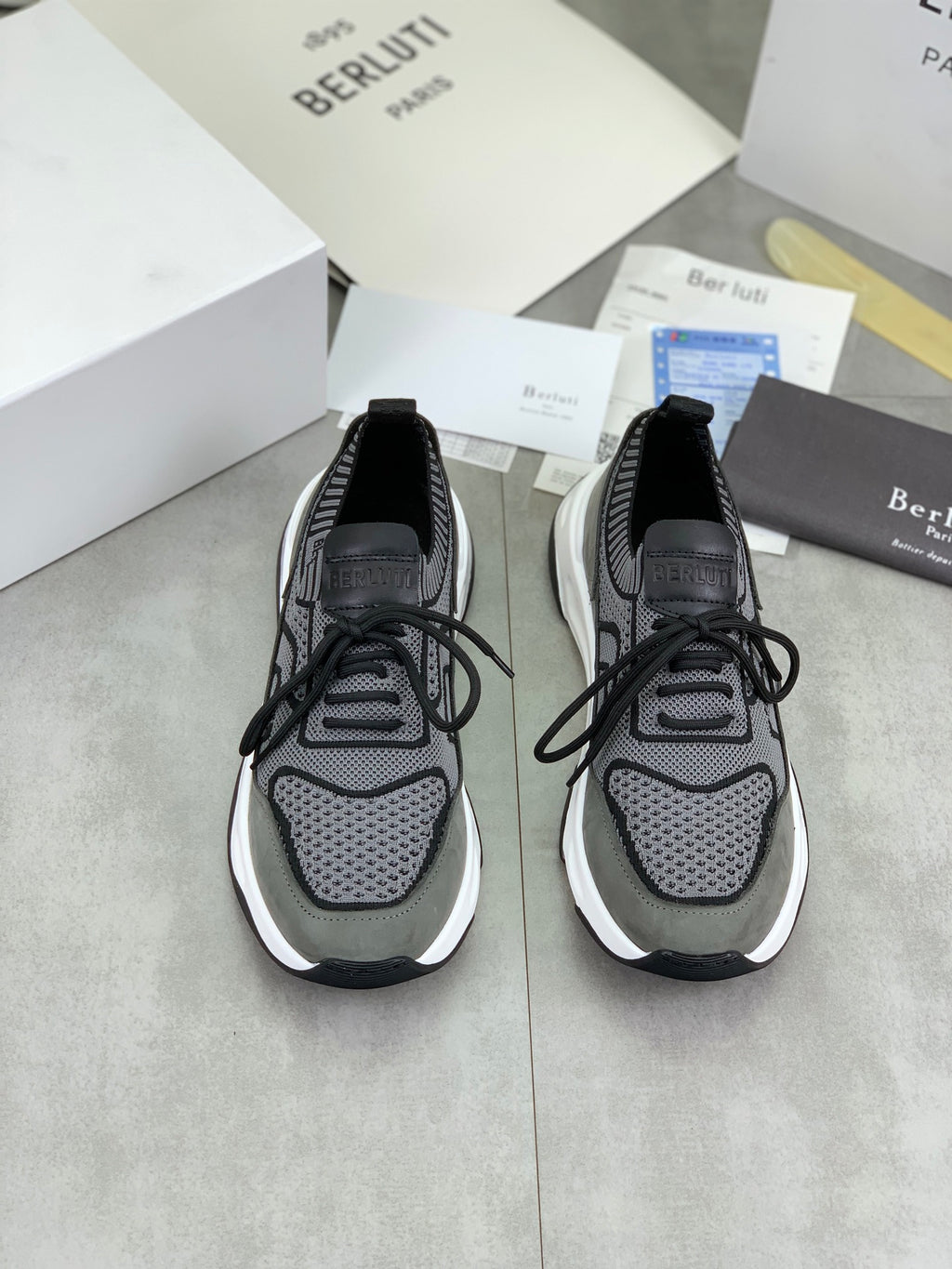 Berluti Men's Edge-Last Leather Casual Shoes