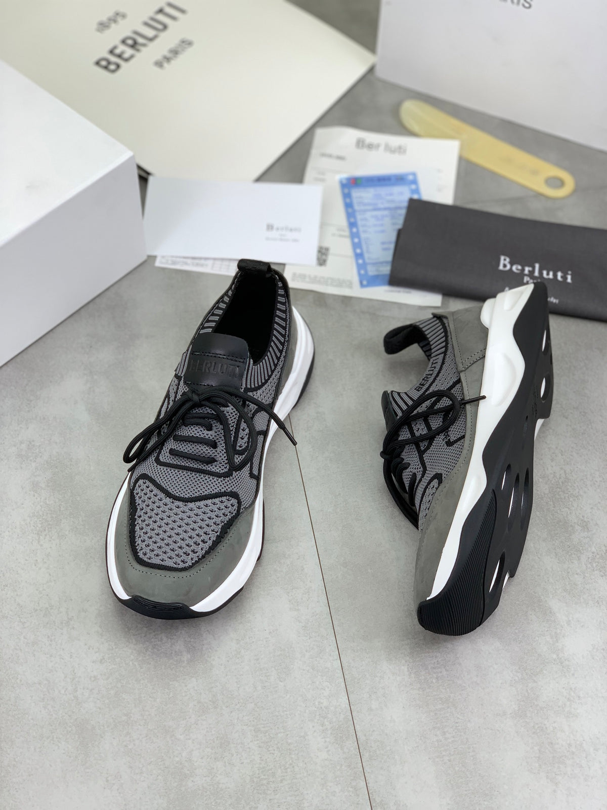 Berluti Men's Edge-Last Leather Casual Shoes
