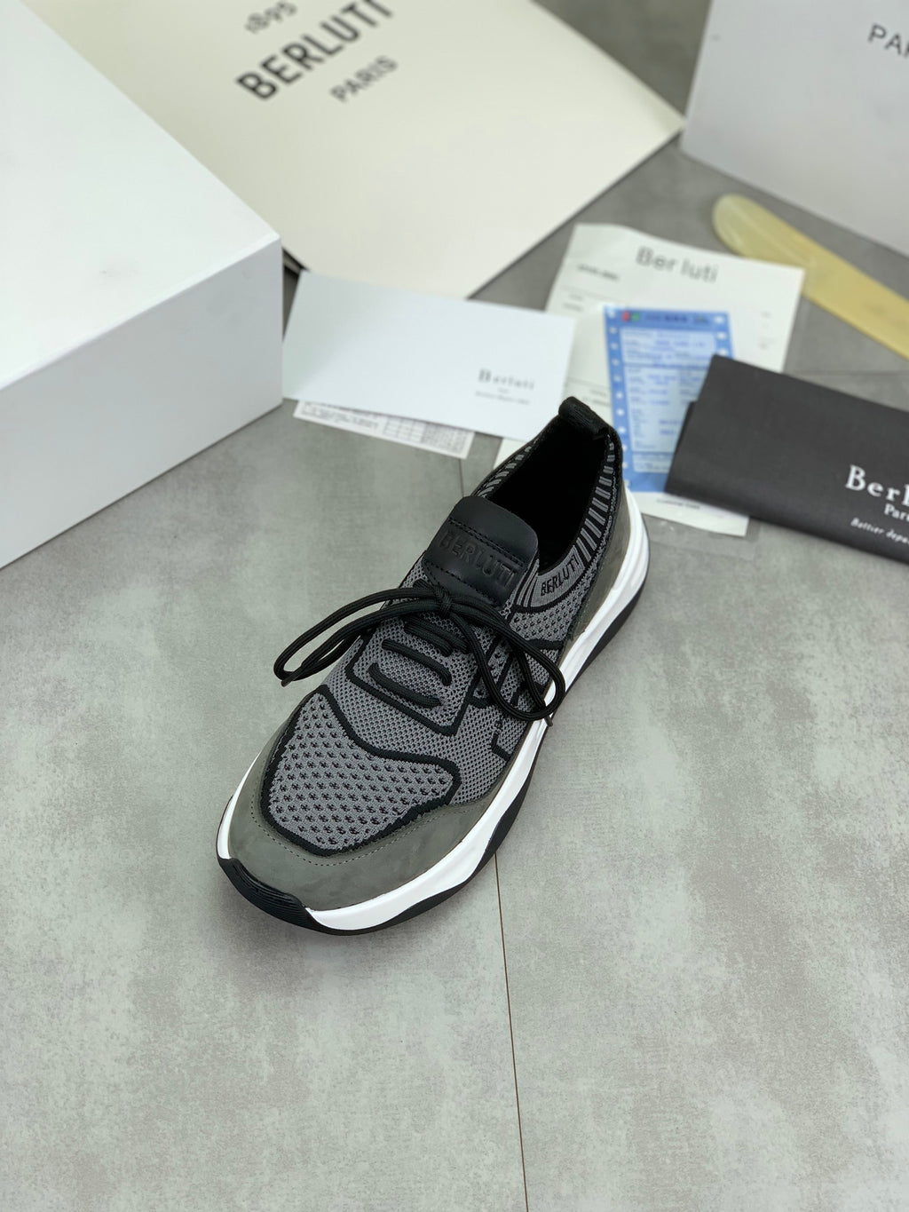 Berluti Men's Edge-Last Leather Casual Shoes