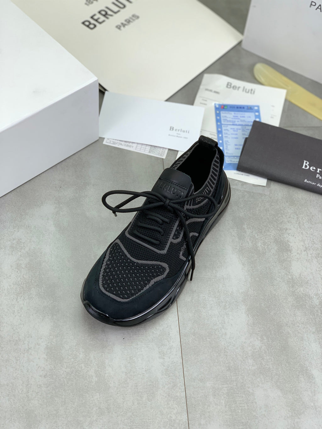 Berluti Men's Edge-Last Leather Casual Shoes