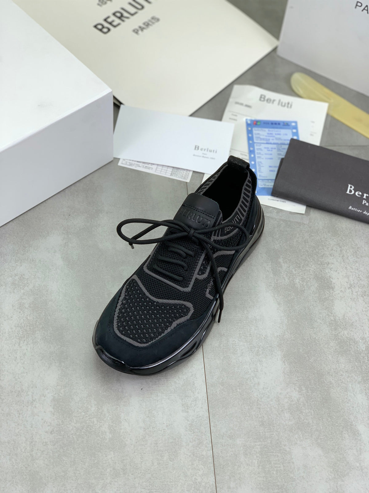 Berluti Men's Edge-Last Leather Casual Shoes