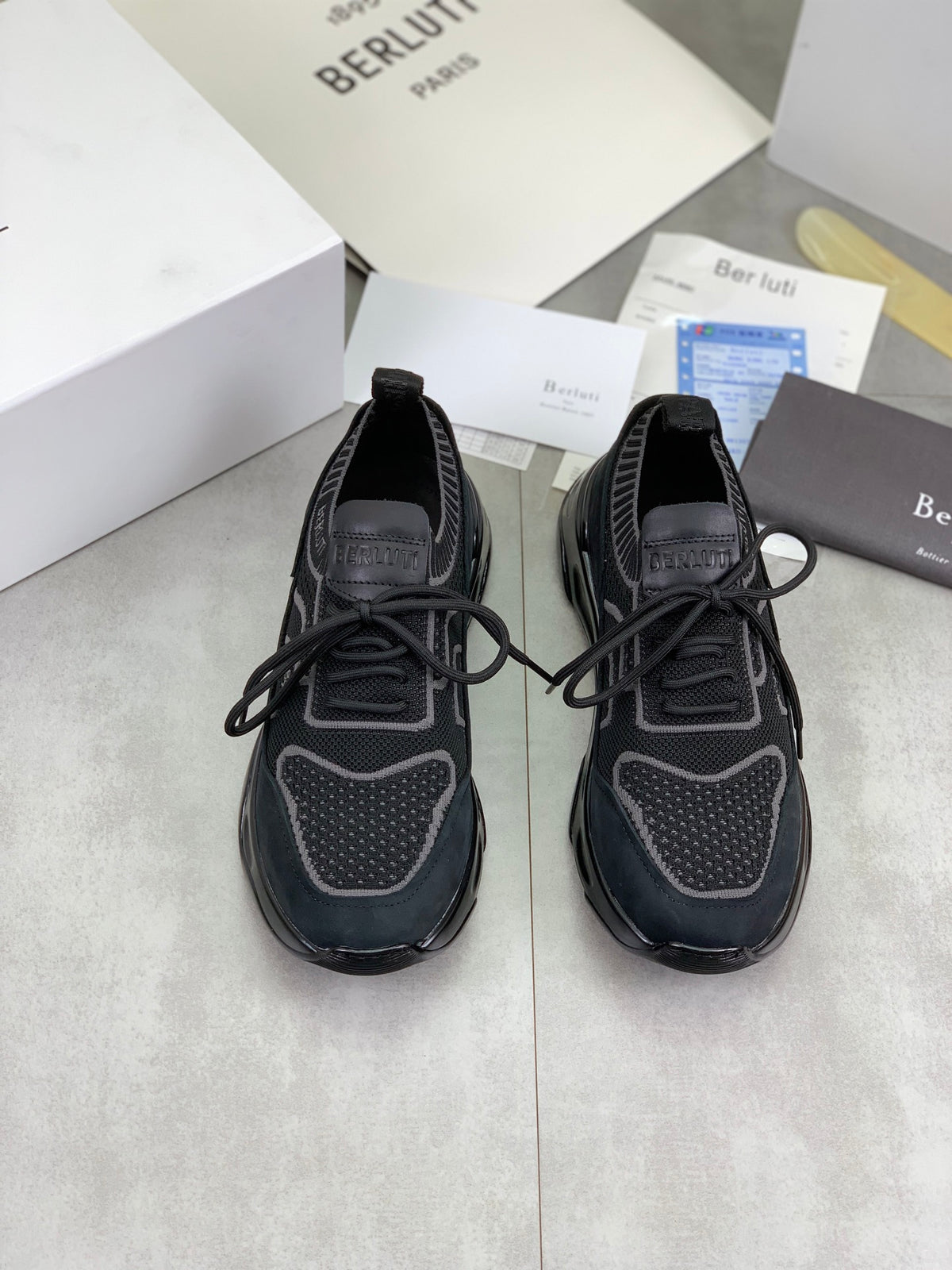 Berluti Men's Edge-Last Leather Casual Shoes