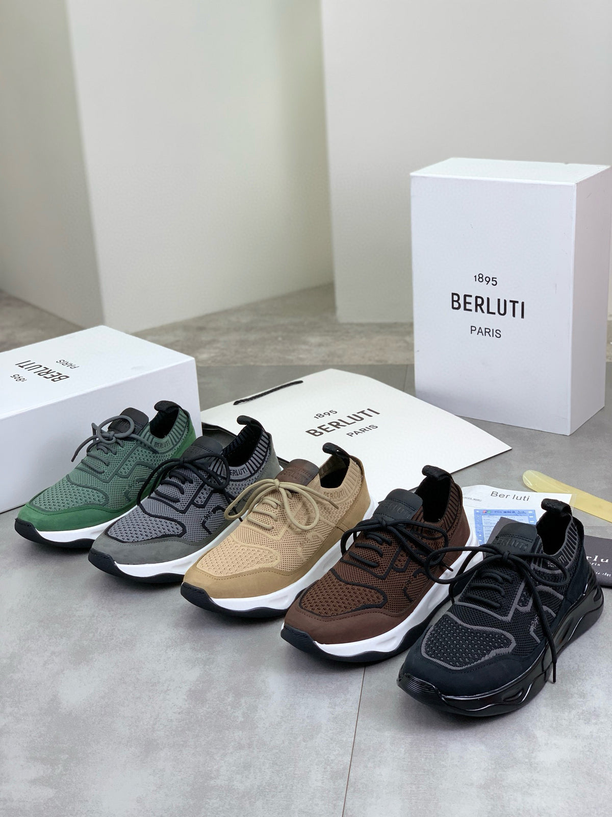 Berluti Men's Edge-Last Leather Casual Shoes