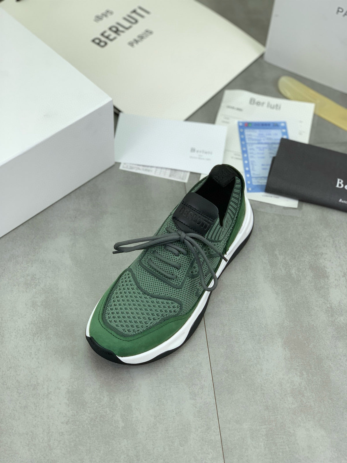 Berluti Men's Edge-Last Leather Casual Shoes
