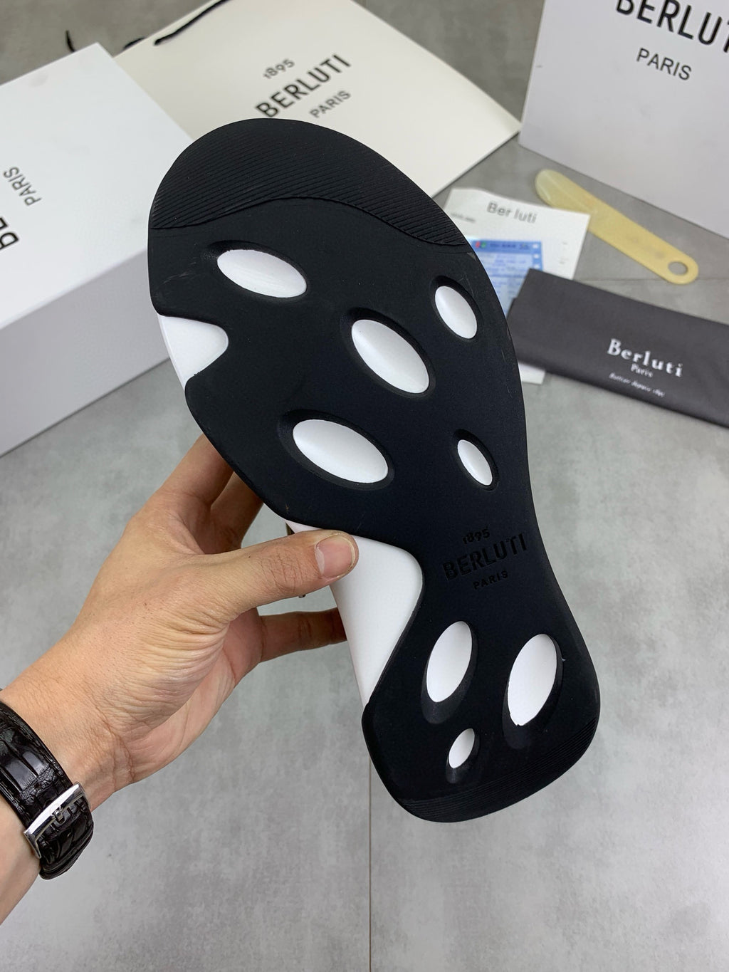 Berluti Men's Edge-Last Leather Casual Shoes