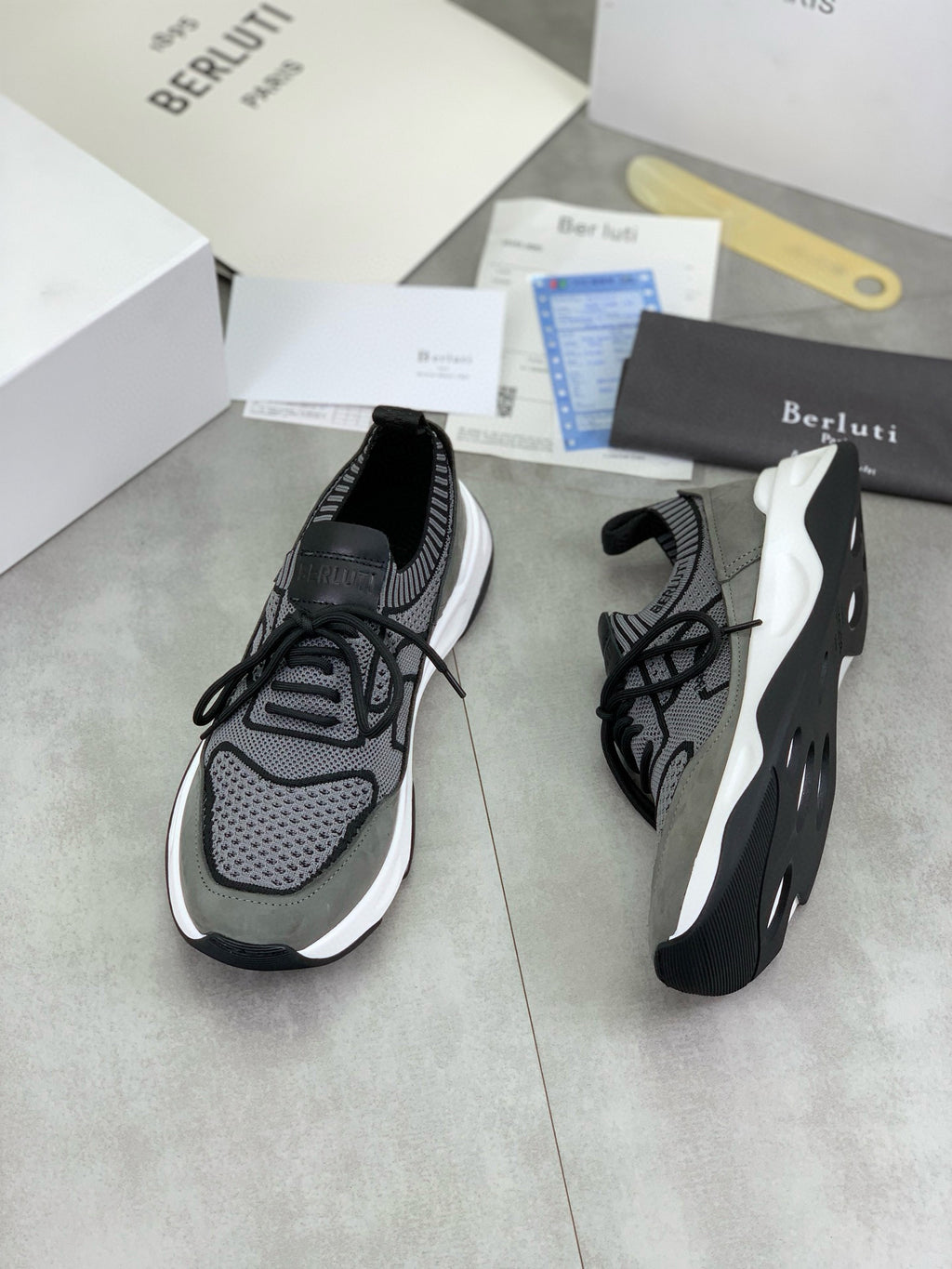 Berluti Men's Edge-Last Leather Casual Shoes