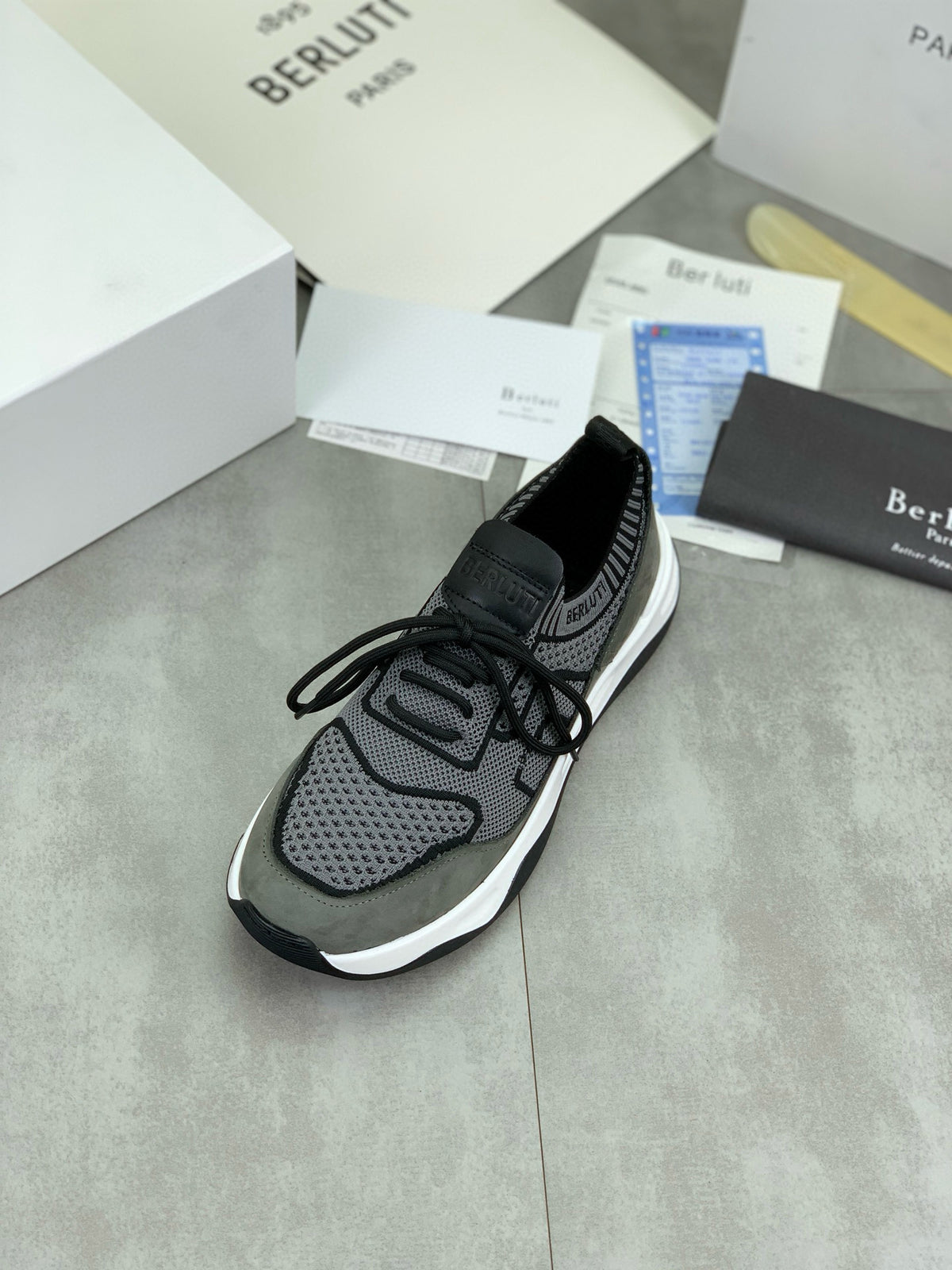 Berluti Men's Edge-Last Leather Casual Shoes