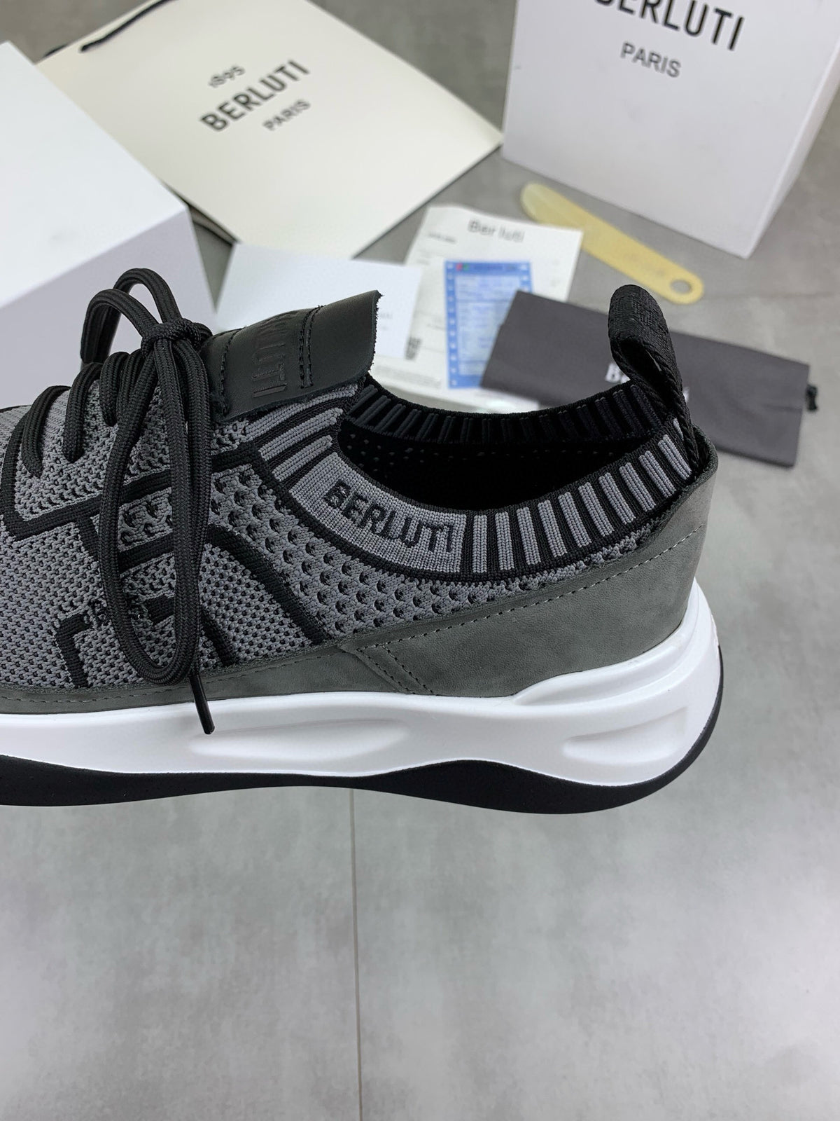 Berluti Men's Edge-Last Leather Casual Shoes
