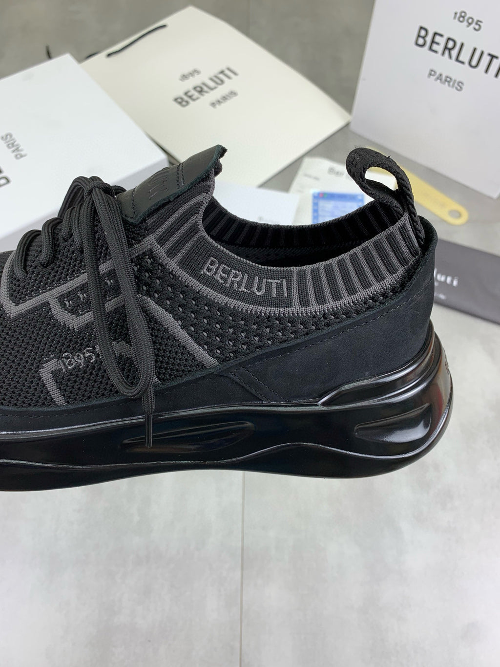 Berluti Men's Edge-Last Leather Casual Shoes