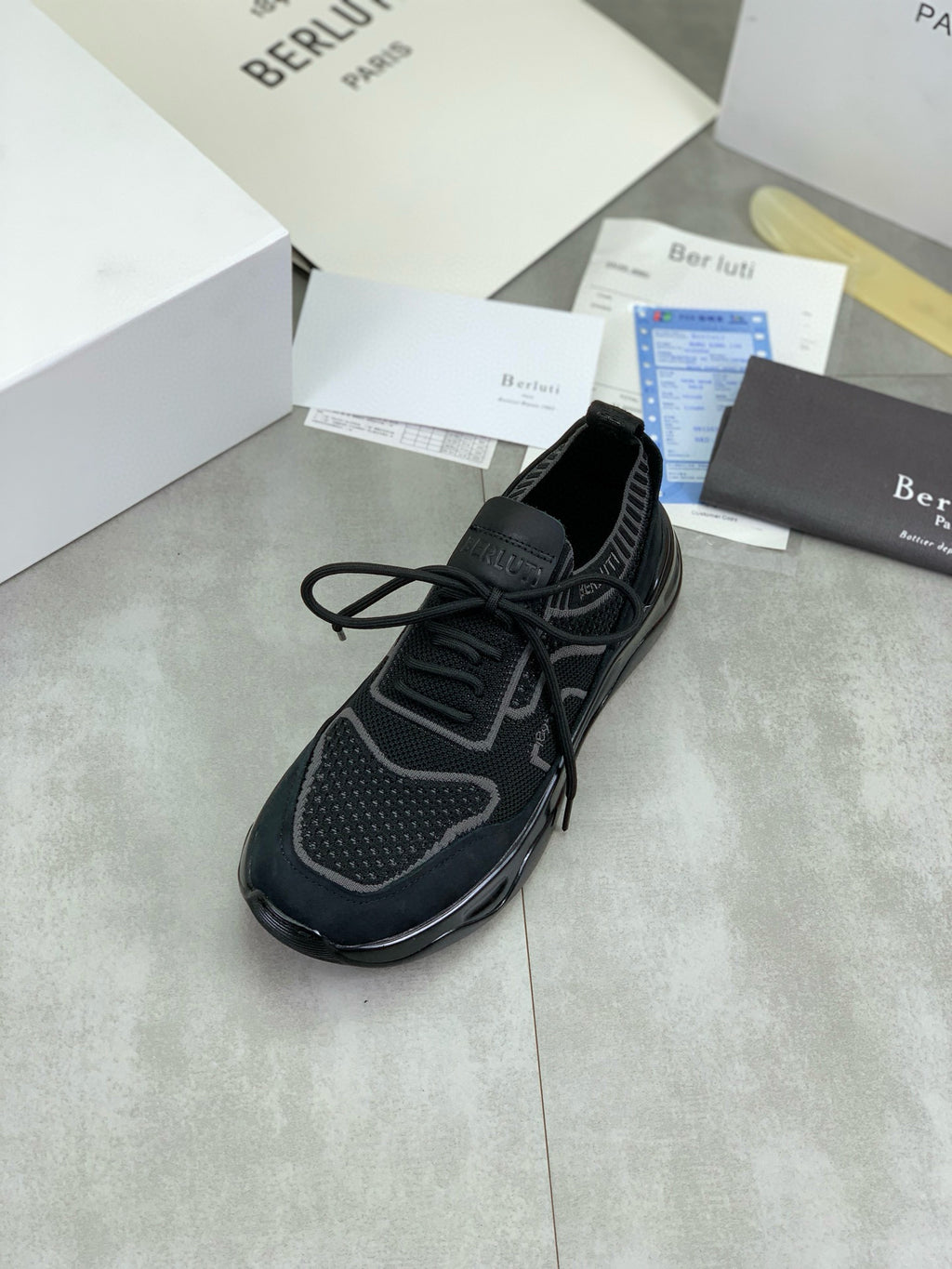 Berluti Men's Edge-Last Leather Casual Shoes
