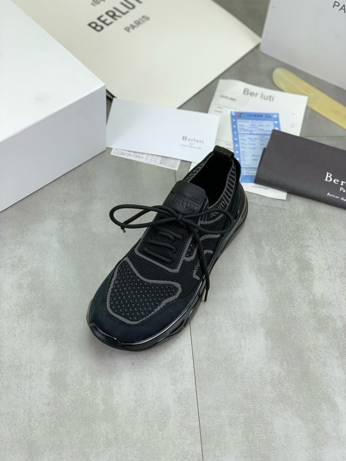 Berluti Men's Edge-Last Leather Casual Shoes