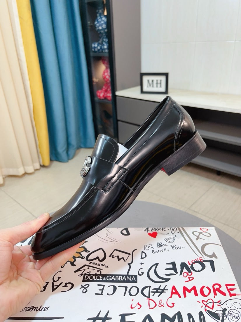 Dolce & Gabbana DG Men's Dress Shoes in Premium Calfskin