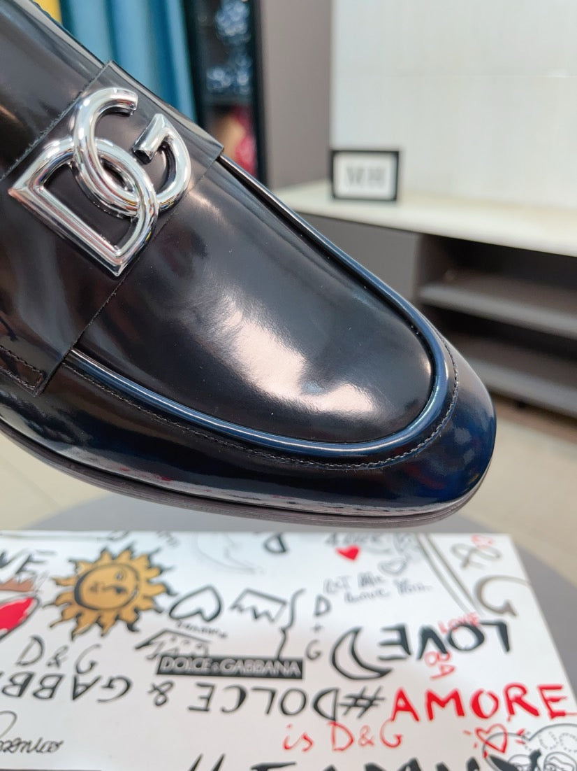 Dolce & Gabbana DG Men's Dress Shoes in Premium Calfskin