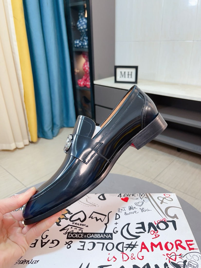 Dolce & Gabbana DG Men's Dress Shoes in Premium Calfskin