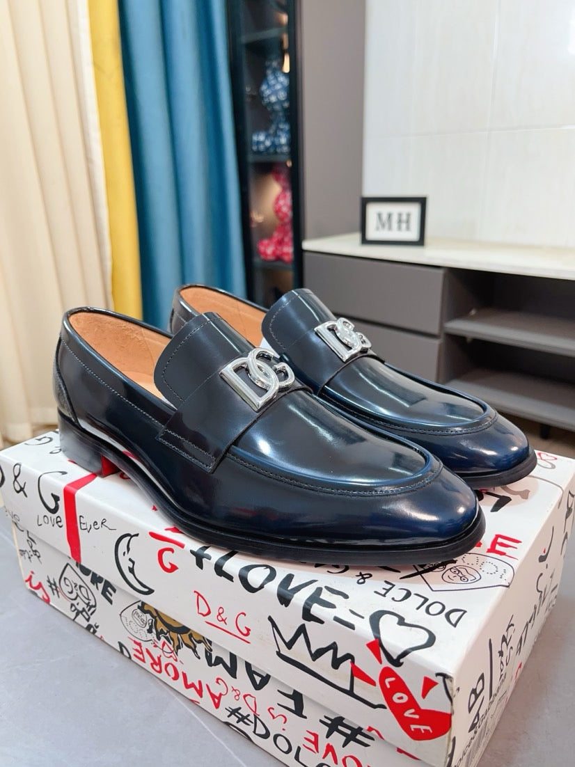 Dolce & Gabbana DG Men's Dress Shoes in Premium Calfskin