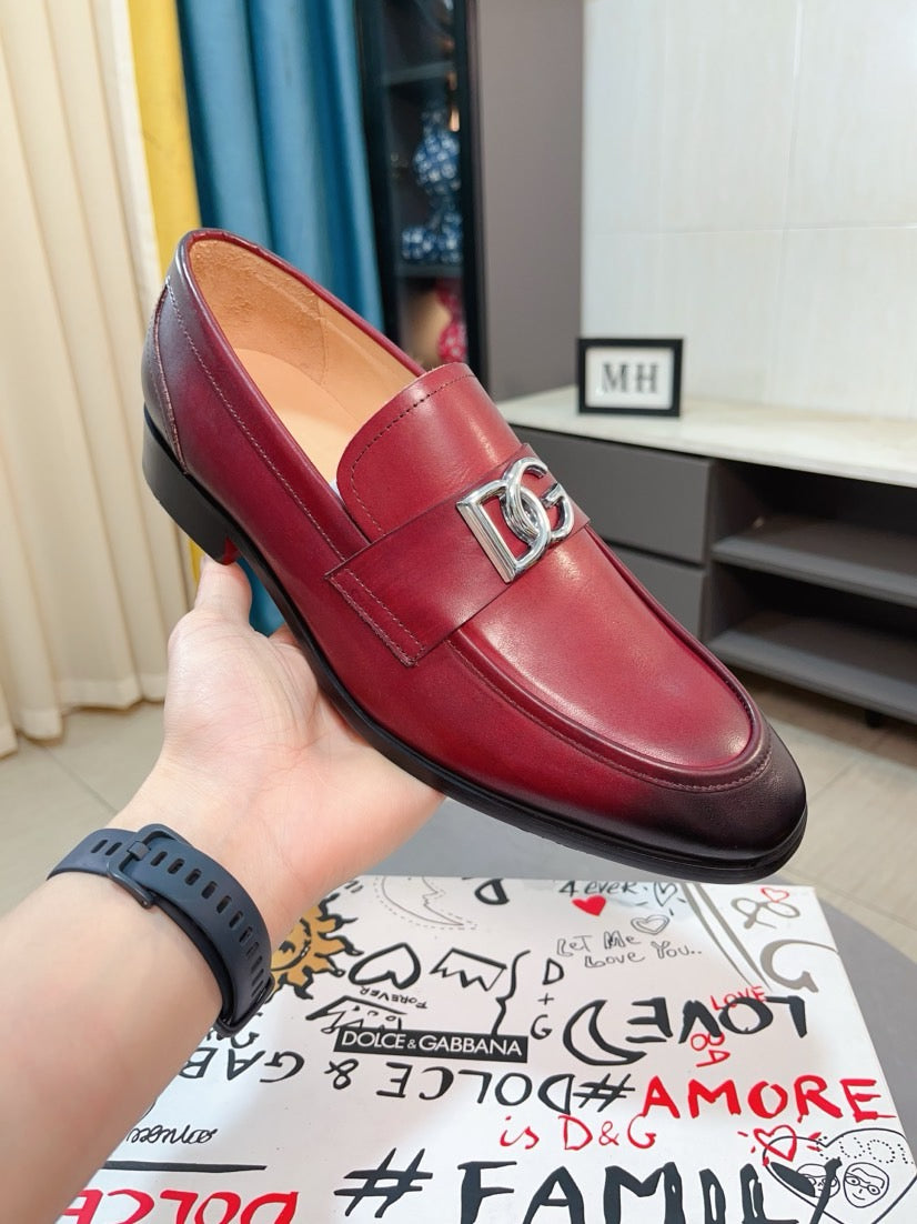Dolce & Gabbana DG Men's Dress Shoes in Premium Calfskin