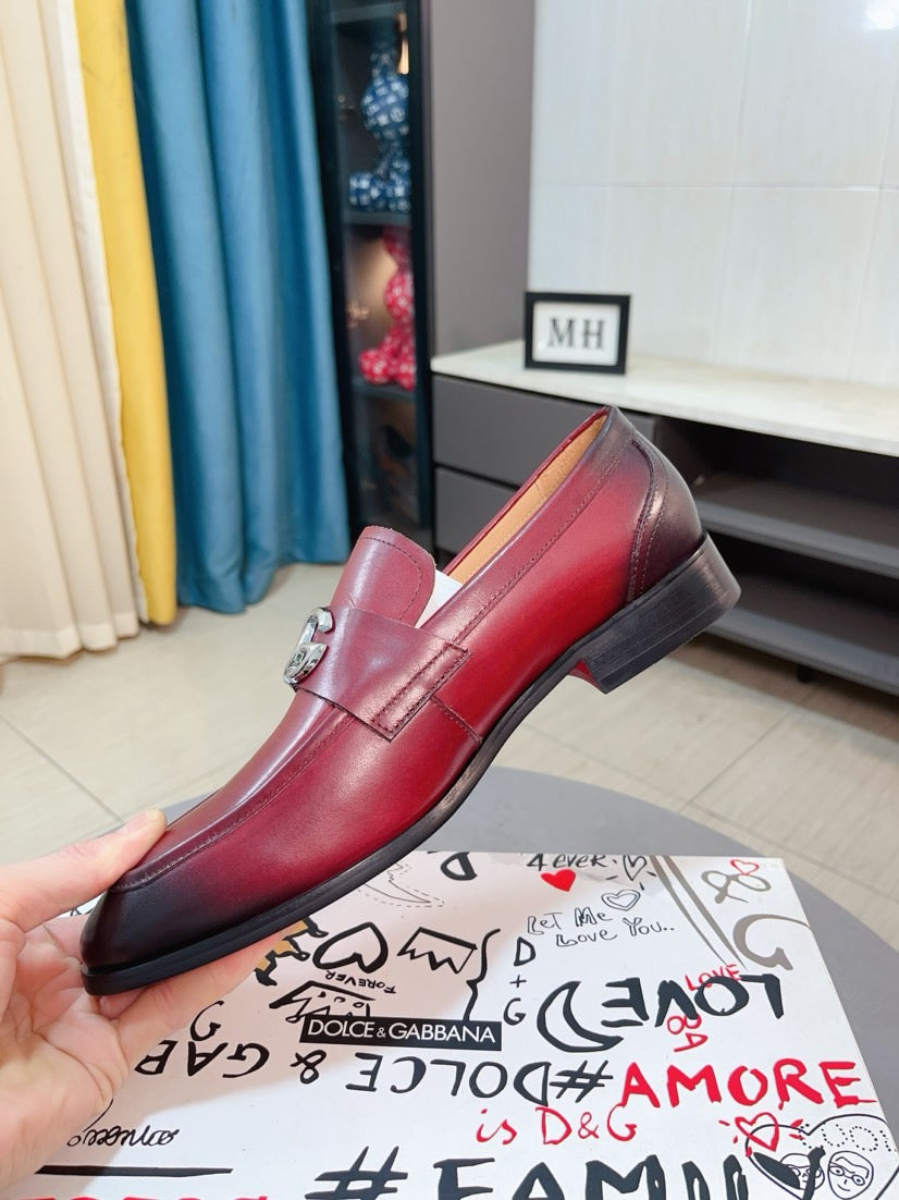 Dolce & Gabbana DG Men's Dress Shoes in Premium Calfskin