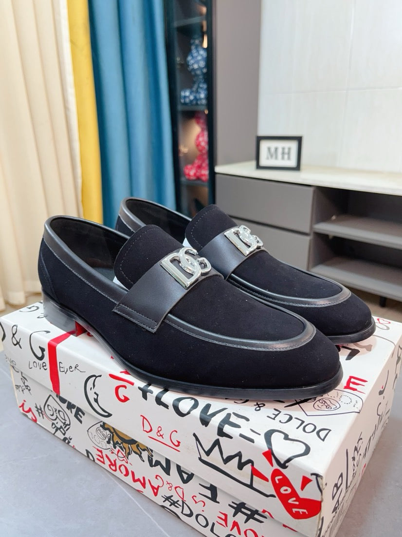 Dolce & Gabbana DG Men's Dress Shoes in Premium Calfskin