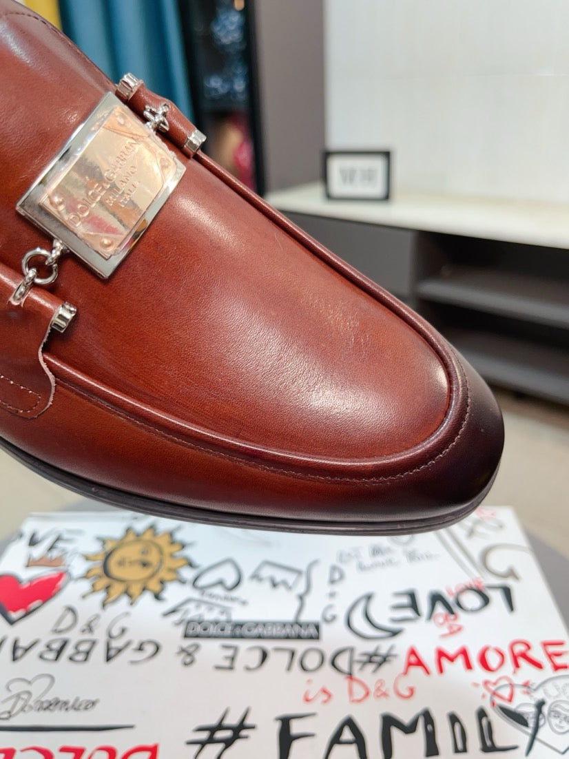 Dolce & Gabbana DG Men's Dress Shoes in Premium Calfskin