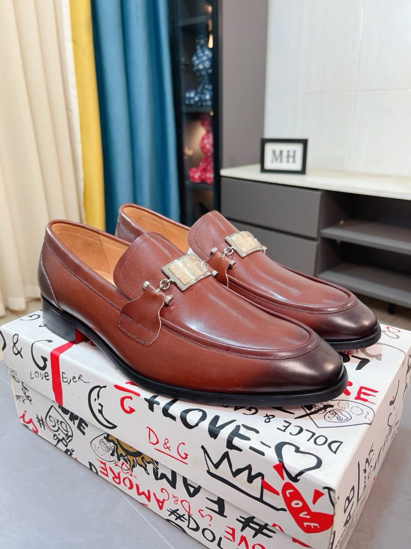Dolce & Gabbana DG Men's Dress Shoes in Premium Calfskin