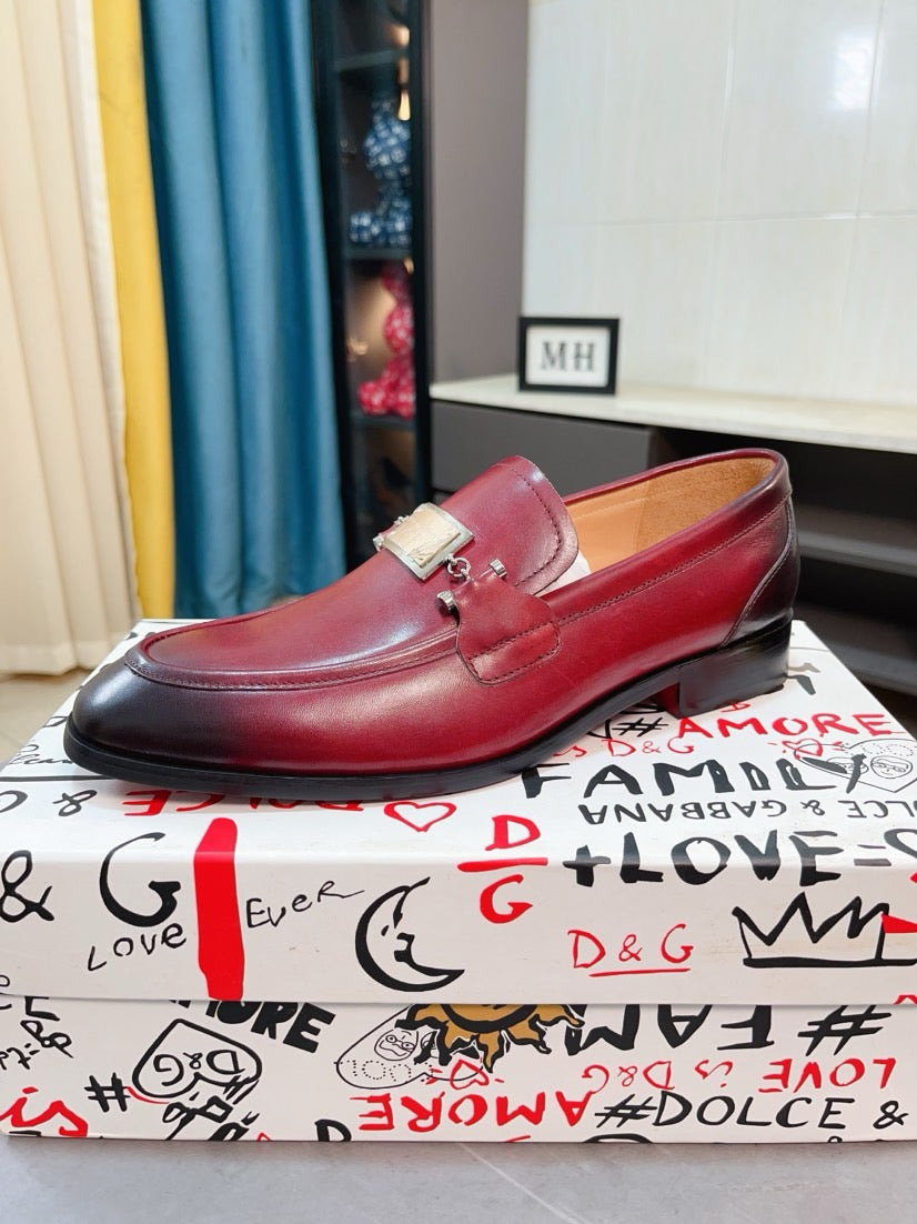 Dolce & Gabbana DG Men's Dress Shoes in Premium Calfskin