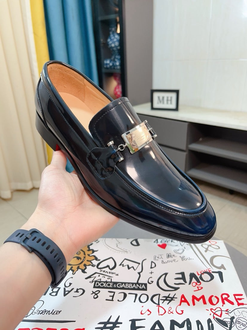 Dolce & Gabbana DG Men's Dress Shoes in Premium Calfskin
