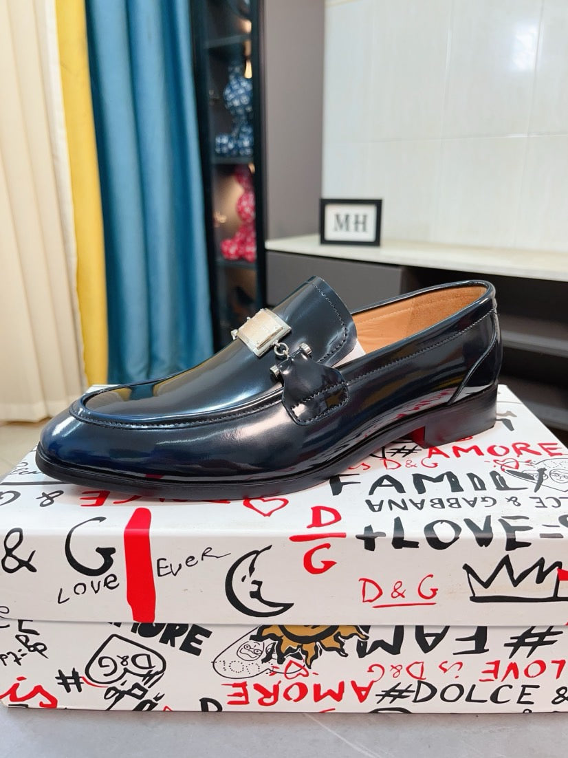 Dolce & Gabbana DG Men's Dress Shoes in Premium Calfskin