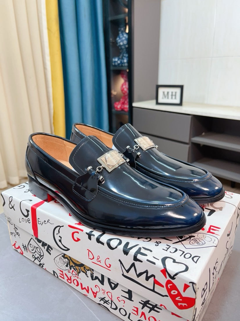 Dolce & Gabbana DG Men's Dress Shoes in Premium Calfskin