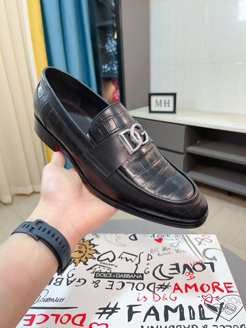 Dolce & Gabbana DG Men's Dress Shoes in Premium Calfskin