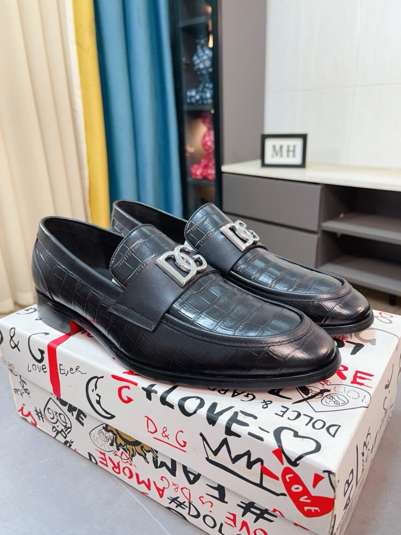 Dolce & Gabbana DG Men's Dress Shoes in Premium Calfskin