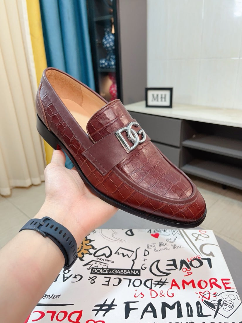 Dolce & Gabbana DG Men's Dress Shoes in Premium Calfskin