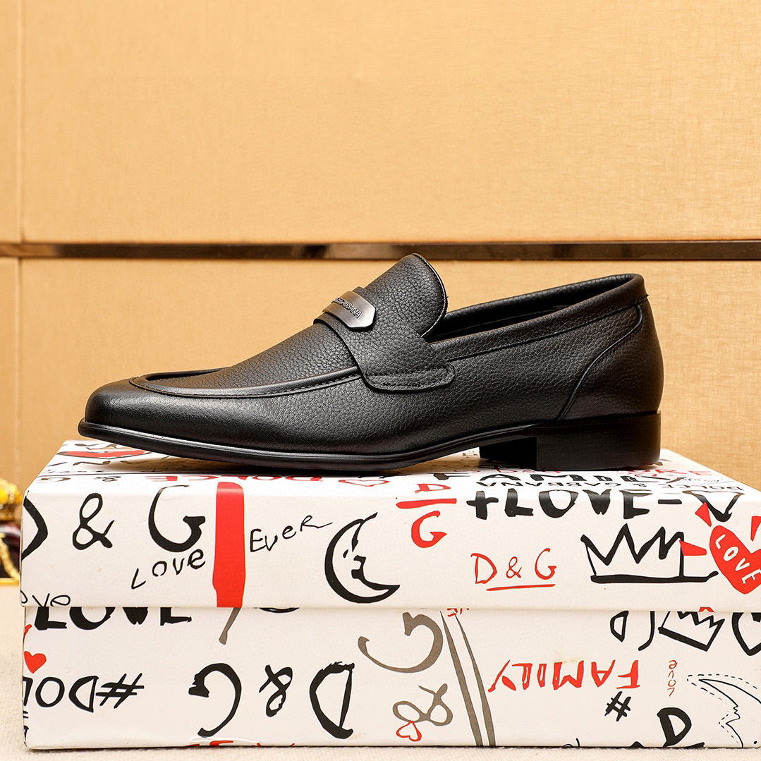 Dolce & Gabbana DG Men's Dress Shoes in Italian Patent Calfskin